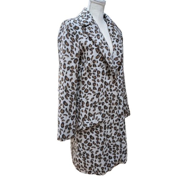 Pink Martini Collection Leopard Print Long Coat Size S - Picture 3 of 13